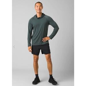 Prana Peak To Pavement Lined Shorts Run Stretch Moisture Wicking Mens Size L NEW